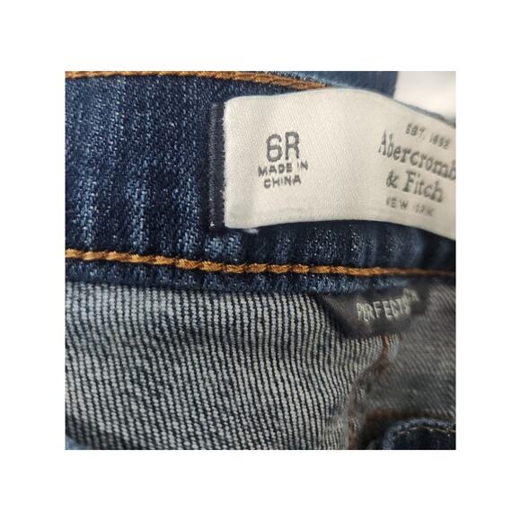 Abercrombie & Fitch Jeans Perfect Stretch Women's 6R Emma Straight Low-Rise - Picture 5 of 7